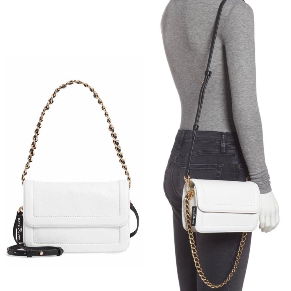 NWOT • The Marc Jacobs The Cushion Leather Shoulder Bag